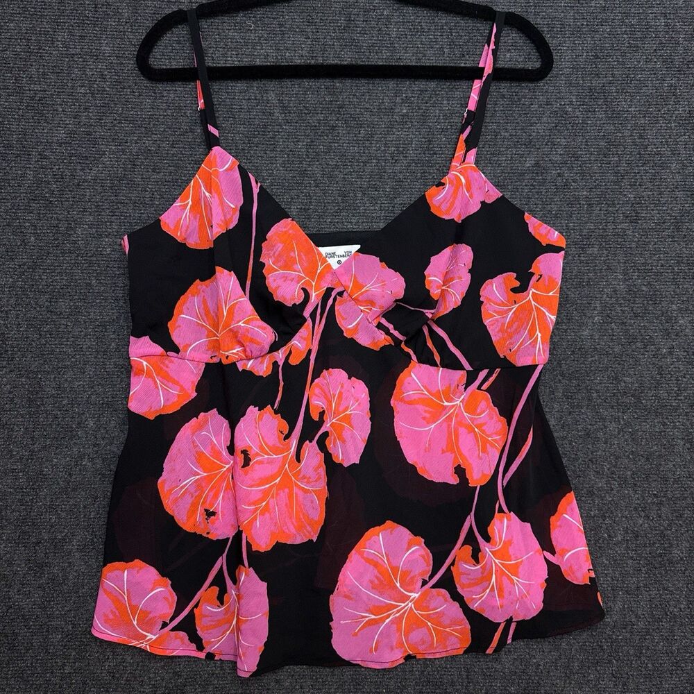 Diane Von Furstenberg Target Floral Y2K 90s Going Out Cami Tank Top XXL